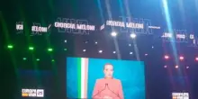 Giorgia Meloni alla convention di Vox: "Il sacrificio di Kirk ci ricorda dove sta la violenza"