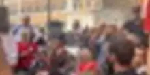 Flotilla, al presidio in piazza Montecitorio contestata la Cgil