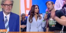 Dritto e rovescio, "colpa della destra!": l'attivista sommerso dalle risate