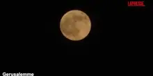 Eclissi, in Medio Oriente il fenomeno della luna rossa