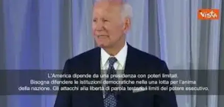 Joe Biden torna a parlare in pubblico dopo la radioterapia: Difendere l'anima della nazione