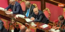 Riforma Giustizia, Nordio in Aula al Senato durante le dichiarazioni di voto