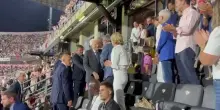 Palermo-Frosinone, in tribuna anche il presidente Sergio Mattarella