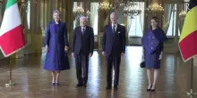 Mattarella a Bruxelles incontra i reali del Belgio