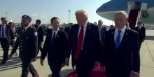Trump accolto all'aeroporto Ben Gurion da Herzog e Netanyahu