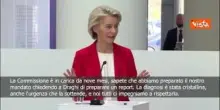 Von der Leyen: Draghi ha fornito diagnosi cristallina su Ue
