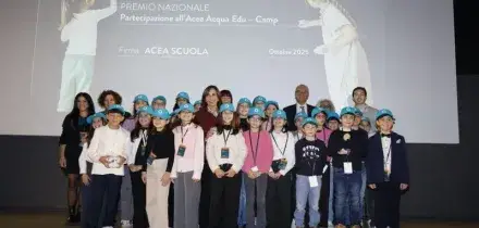 A LEZIONE DI EDUCAZIONE IDRICA CON ACEA. PREMIATE LE SCUOLE VINCITRICI DEL CONTEST NAZIONALE “ALLA RICERCA DELLA GOCCIA PERDUTA”