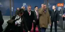 I leader europei arrivano al Consiglio Ue di Bruxelles. Tra gli altri, Meloni, Macron e Metsola