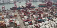 Commercio via container in calo negli Usa