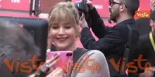 Jennifer Lawrence sul red carpet della Festa del Cinema di Roma