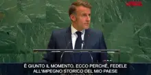 Macron annuncia il riconoscimento dello Stato di Palestina: "E' giunto il momento"