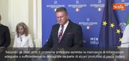 Dazi, Sefkovic: La pasta? "Stiamo negoziando con gli Usa in collaborazione con Italia"
