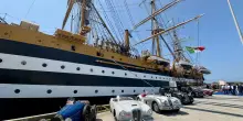 La 1000 Miglia 2025 approda sulla Amerigo Vespucci