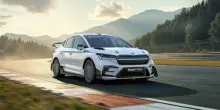 Skoda Enyaq RS Race, elettrica estrema: studio da corsa