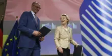 Merz e von der Leyen plaudono al Papa che invoca “braccia aperte agli ultimi”. Ma promettono pugno duro coi migranti