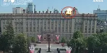 Drone ucraino colpisce il palazzo del governo a Belgorod: il video diffuso dalle autorità russe