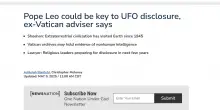 Chissà se col nuovo papa si tornerà presto a parlare di Ufo e X-files vaticani
