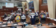 Referendum, protesta delle opposizioni in Regione Lombardia: “La Russa? Problema democratico, avete paura del voto”