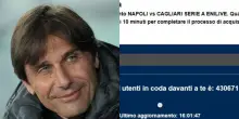 Euforia Napoli, oltre 430mila persone in coda per un biglietto per la partita che può portare lo scudetto