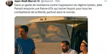 L’Iran convoca l’incaricato d’affari francese: “Commenti offensivi” del ministro Barrot dopo la Palma d’oro a Panahi