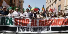 Chi c’era alla manifestazione per Gaza a Roma: i leader di Pd, M5s e Avs e la società civile. Le foto dal corteo
