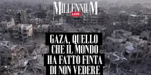 Gaza, quello che il mondo ha fatto finta di non vedere. Millennium Live con Safwat Jahlout e Giulia Zaccariello