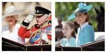 Al Trooping the Colour tutta l’attenzione è per un Re Carlo con gli occhi lucidi, che si commuove spesso. Splendida Kate, con i suoi tre figli