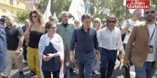 Conte al corteo contro il riarmo: “Qui un popolo che dice che le politiche belliciste sono una follia”