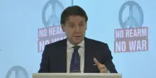 Vertice Nato, il contro-evento all’Aja del M5s con 15 partiti europei. Conte: “La spesa militare al 5% è suicidio politico”