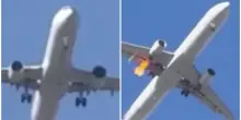 “Fumo nero e fiamme dal motore di un aereo. Poi l’atterraggio d’emergenza e la messa in sicurezza”: terrore e panico per 153 passeggeri