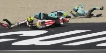 “Per fortuna ho ‘solo’ una frattura alla gamba”: le parole di Luca Lunetta dopo lo spaventoso incidente in Moto3