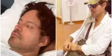 “Infortunio sul set e foto in sedia a rotelle. Non mollo, tornerò più forte”: incidente per Gabriel Garko