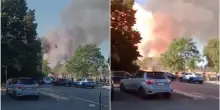 Roma, il video dell’esplosione: prima il fumo, poi il boato e la fuga dei presenti