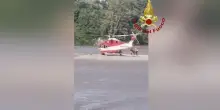 Bloccati sull’isolotto sul fiume Piave per la piena improvvisa: salvi grazie ai vigili del fuoco