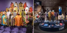 Dai completi di Elton John al tailleur di Lady D. e gli abiti di Naomi Campbell: in mostra a Londra 450 capi iconici creati da Gianni Versace