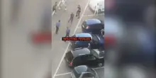 Maxi rissa davanti a un bar a Melegnano, carabiniere spara in aria: il video