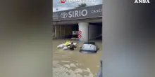 Nubifragio a San Benedetto del Tronto, auto bloccate nei sottopassi: interviene la Guardia costiera – Video