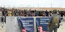 “Consegnati 100 milioni di pasti”: la foto “pornografica” che celebra i finti successi della Gaza Humanitarian Foundation