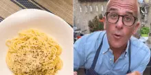 “Burro e parmigiano nella cacio e pepe della BBC? È la pasta del cornuto che facevano le mogli ai mariti, dopo essere state con gli amanti”: così chef Mariola