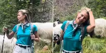 “Siete pronti a venire con me?”: Martina Colombari tra i concorrenti di Ballando con le stelle, l’annuncio in montagna tra le capre