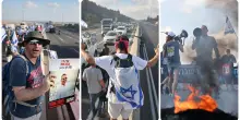 Sciopero generale in Israele per la fine della guerra a Gaza, autostrada bloccata e disordini: 25 arresti