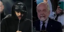De Laurentiis e Geolier fanno pace: il Napoli reintegra lo speaker Decibel Bellini dopo le proteste dei tifosi