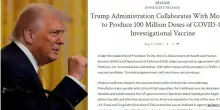 Bourla (Pfizer) smaschera Trump sui vaccini a Rna messaggero: “Con l’operazione Warp Speed salvate 14 milioni di vite”
