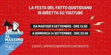 Andiamo al Massimo, anche su YouTube. La festa de il Fatto Quotidiano in diretta