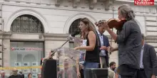 Roma, giornalisti in piazza per i colleghi palestinesi: letti i nomi di tutti i reporter uccisi a Gaza