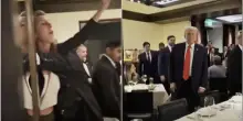 Trump contestato in un ristorante di Washington da attivisti pro-Palestina