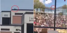 Omicidio Kirk, il video del presunto killer sul tetto: prima è appostato dietro un cornicione, poi la fuga