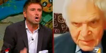 Gaza, lite Luttwak-Di Battista. “Vai a combattere in Ucraina”. “Il problema siete voi, trombettieri”. Su La7