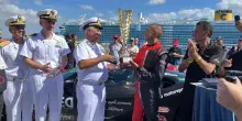 Fabio Barone firma il settimo Guinness World Record: 164 km/h a bordo di Nave Trieste