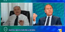 Scontro Cangini-Gratteri. “Lei ha troppa visibilità”. “Mi preoccupa che lei voglia una magistratura debole”. Su La7